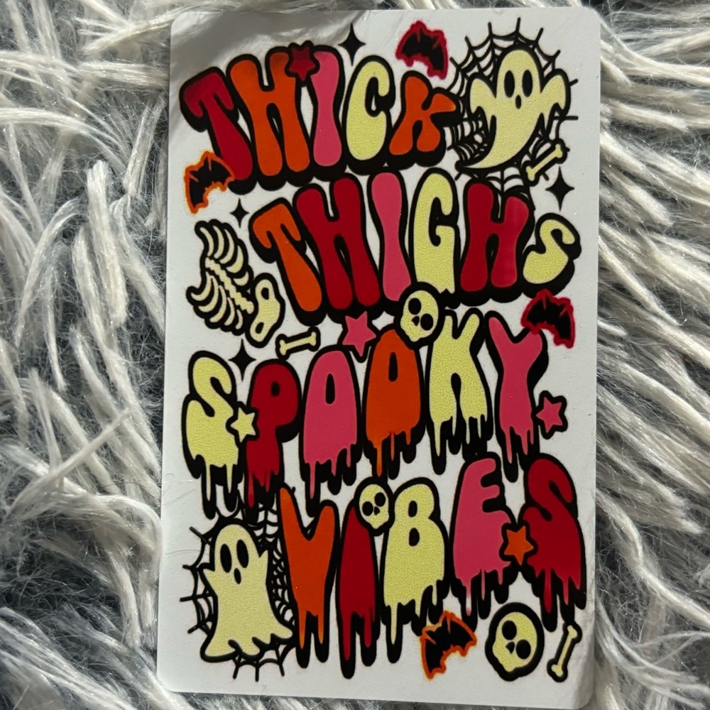 Thick Thighs Spooky Vibes Magnet